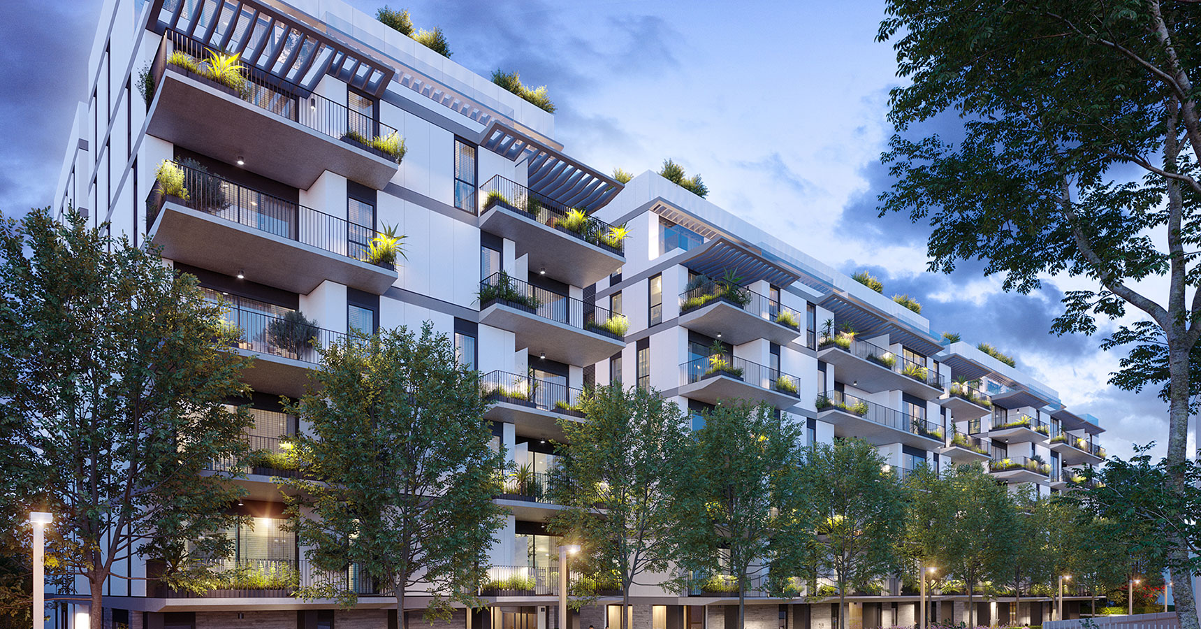 פרויקט באזל  אקרו נדל"ן  - מתחם המגורים באזל