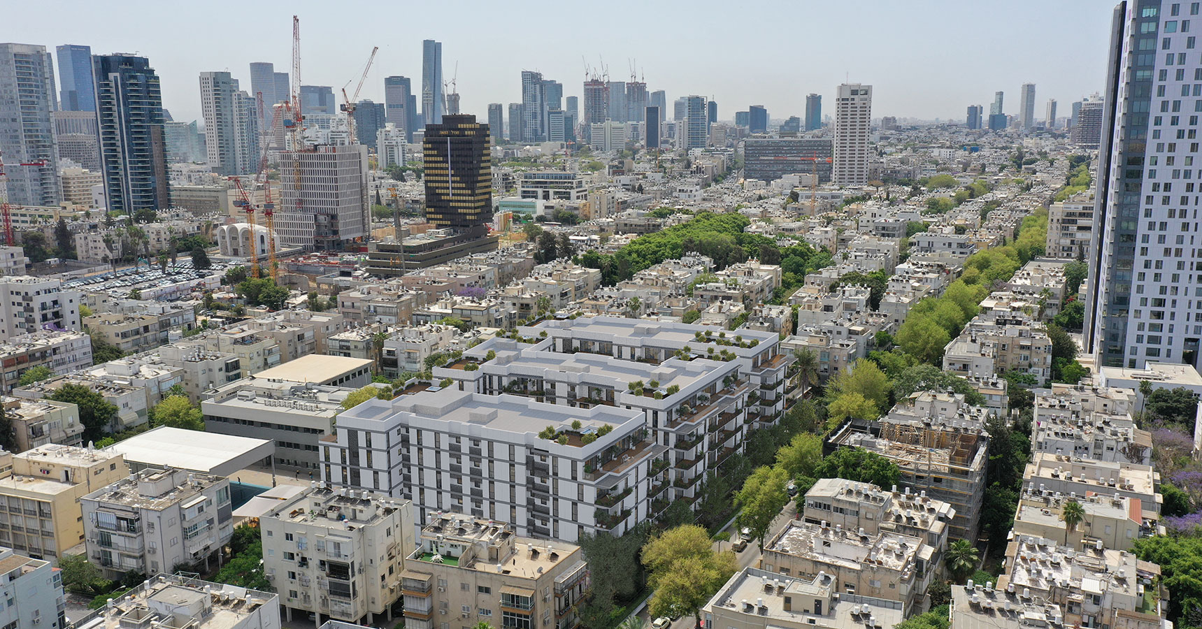 פרויקט באזל  אקרו נדל"ן  - מתחם המגורים באזל