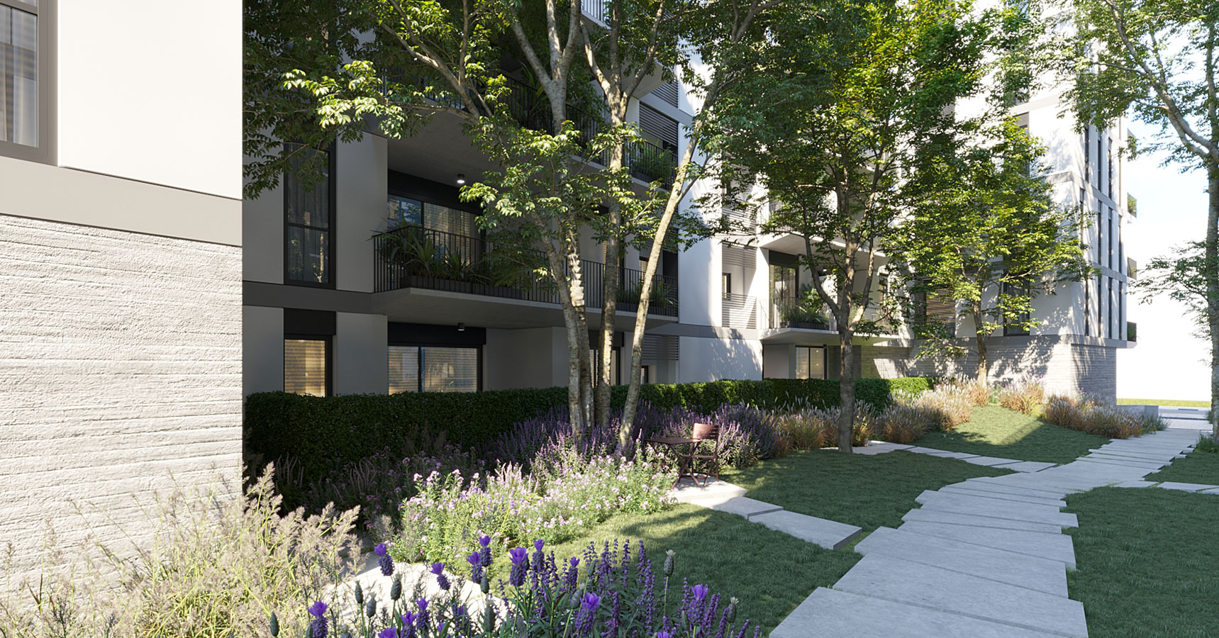 פרויקט באזל  אקרו נדל"ן  - מתחם המגורים באזל