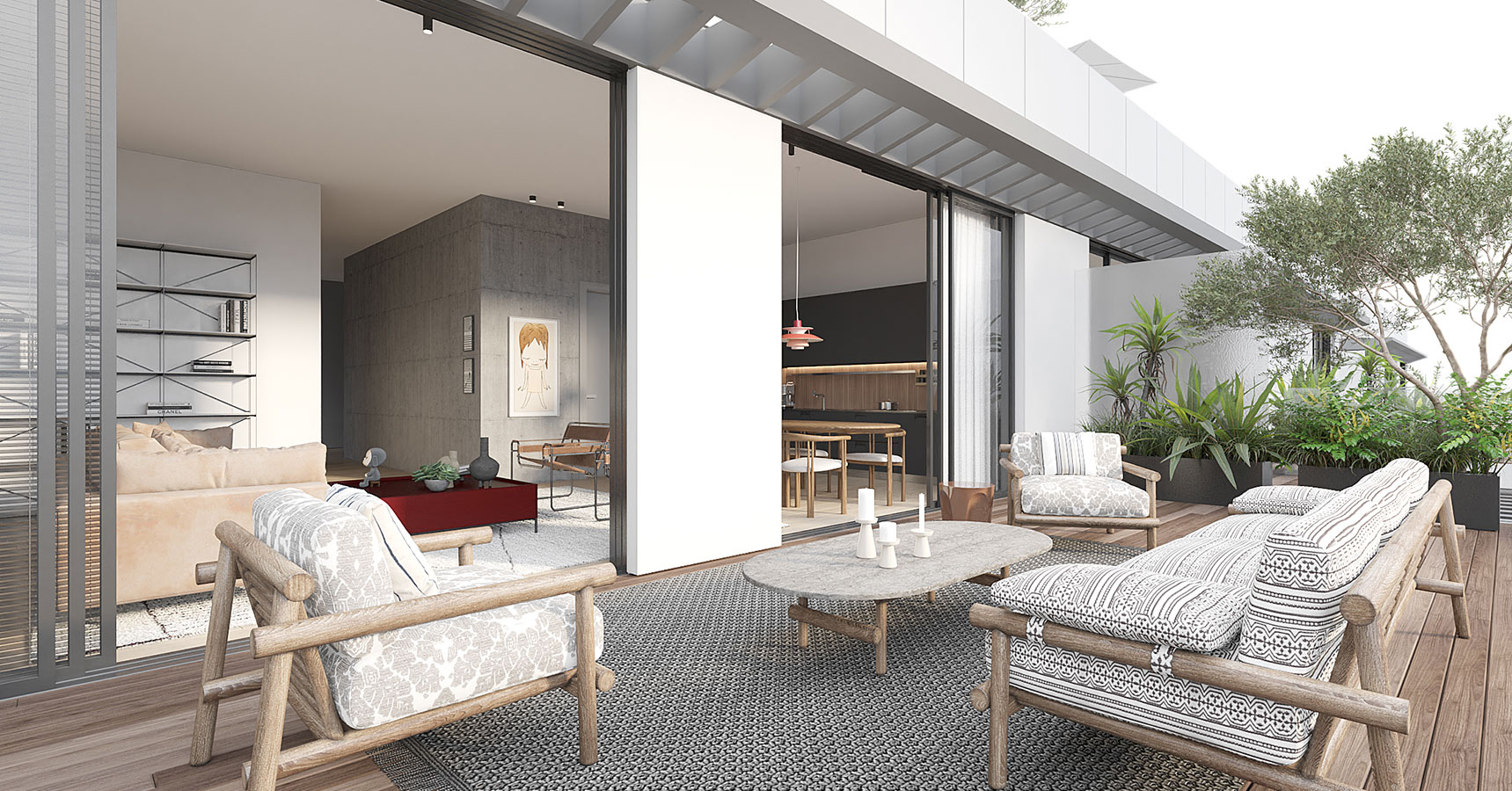 פרויקט באזל  אקרו נדל"ן  - מתחם המגורים באזל