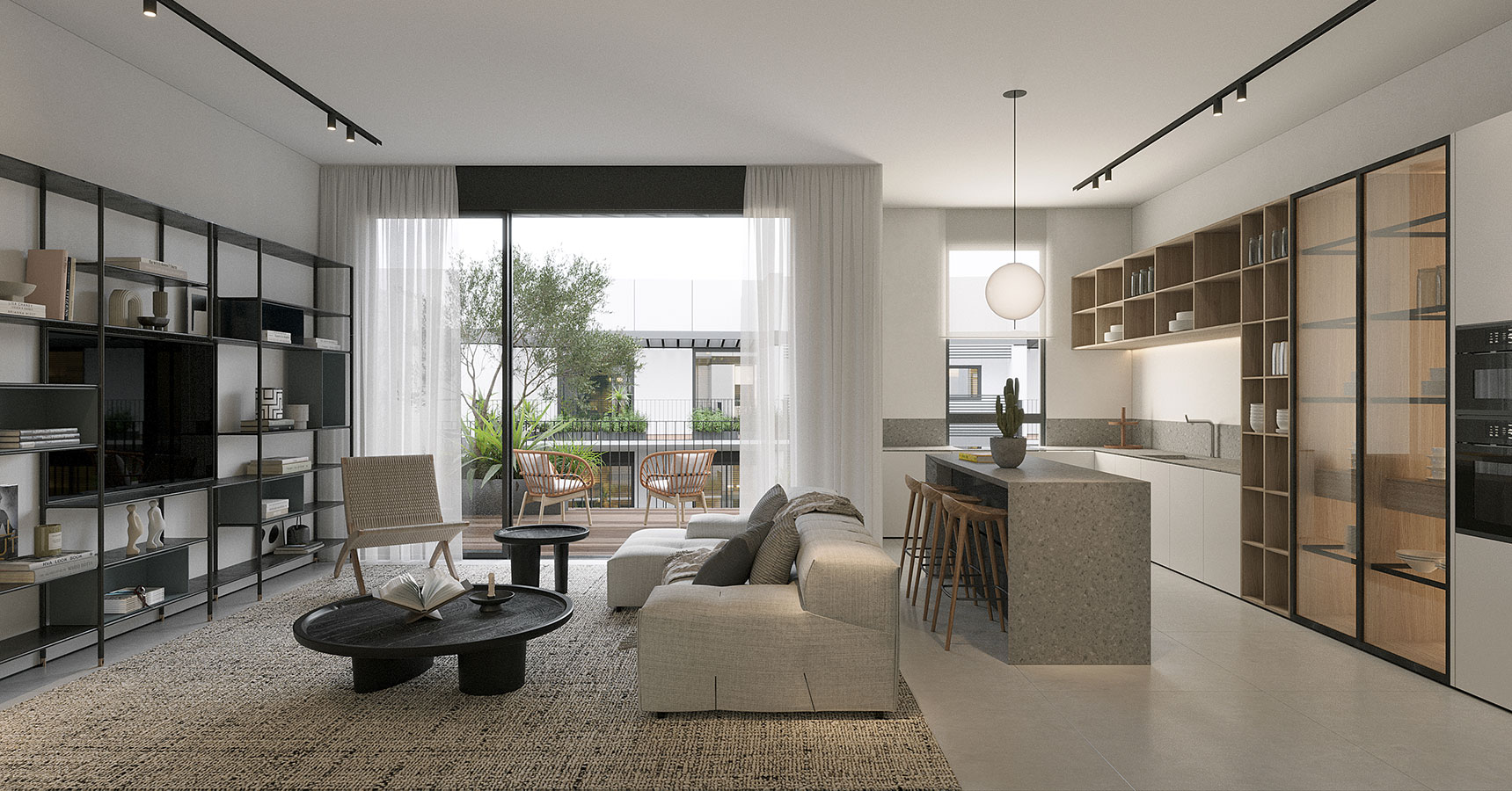 פרויקט באזל  אקרו נדל"ן  - מתחם המגורים באזל