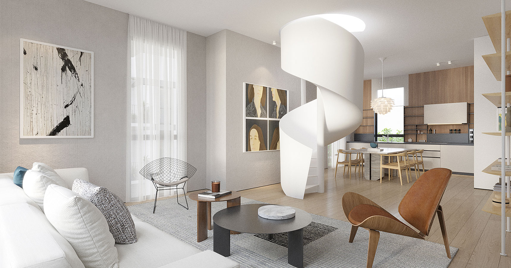 פרויקט באזל  אקרו נדל"ן  - מתחם המגורים באזל