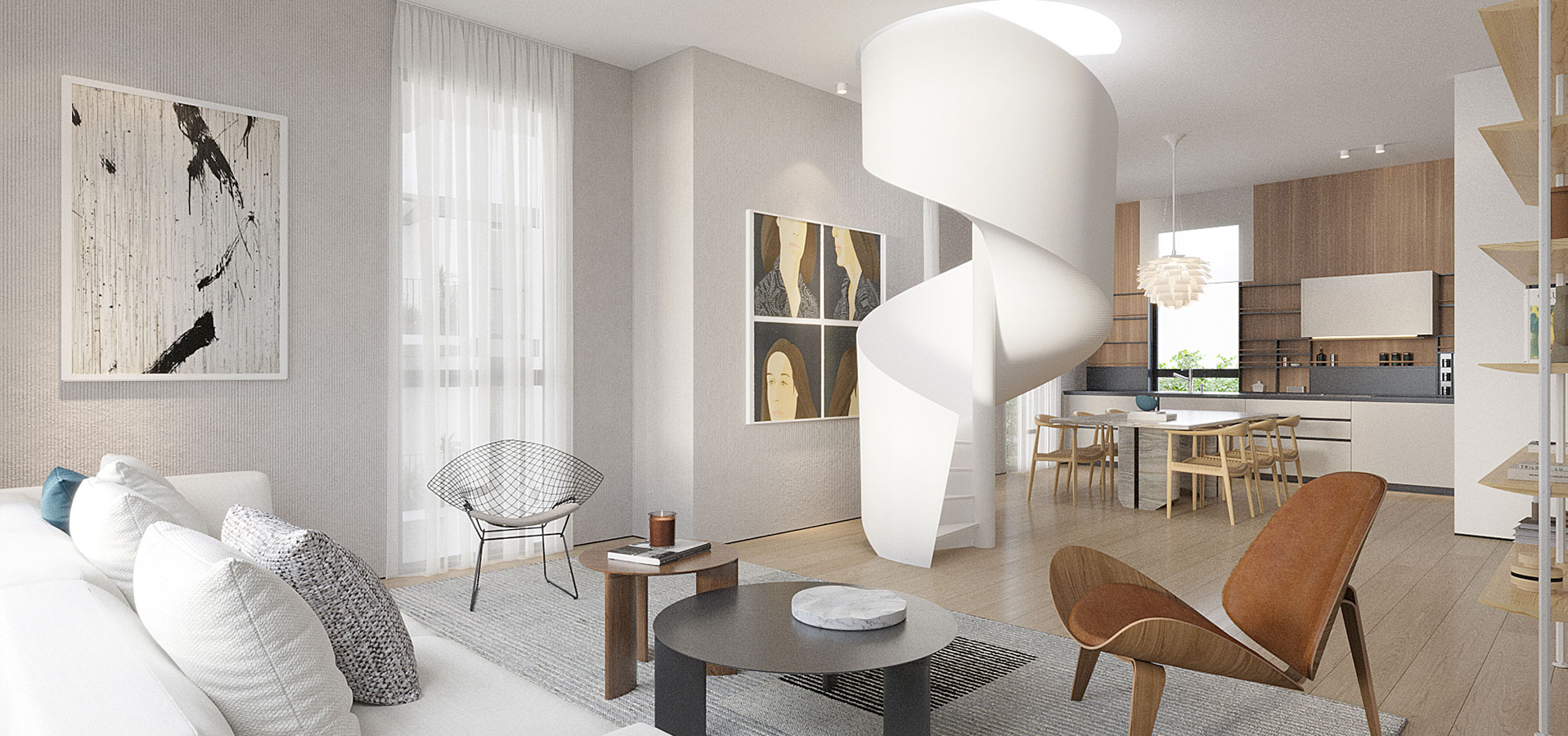 פרויקט באזל  אקרו נדל"ן  - מתחם המגורים באזל