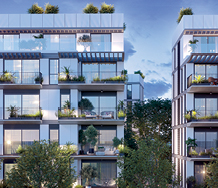 פרויקט באזל  אקרו נדל"ן  - מתחם המגורים באזל