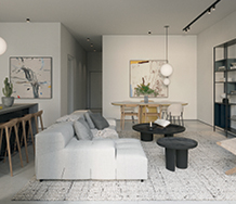 פרויקט באזל  אקרו נדל"ן  - מתחם המגורים באזל